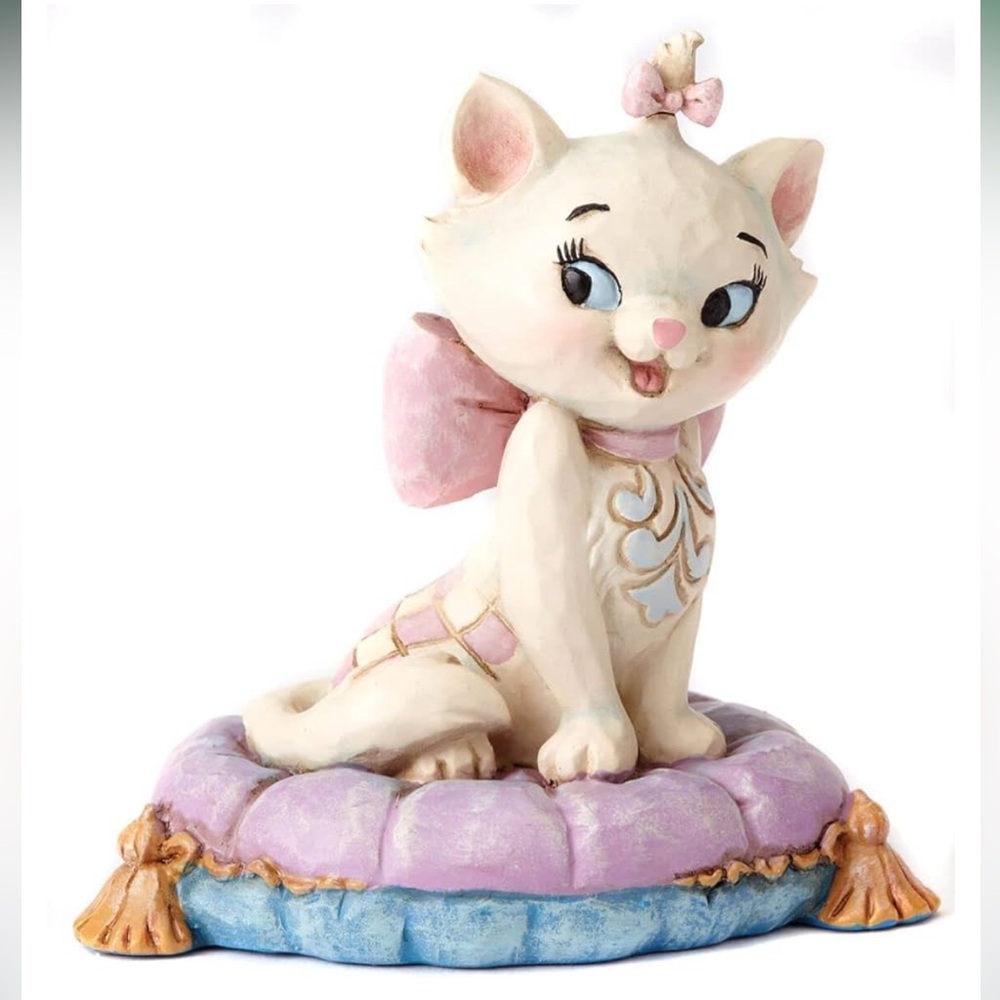 NEW Disney Traditions by Jim Shore Aristocats Marie Cat Figurine 🎀🌸✨